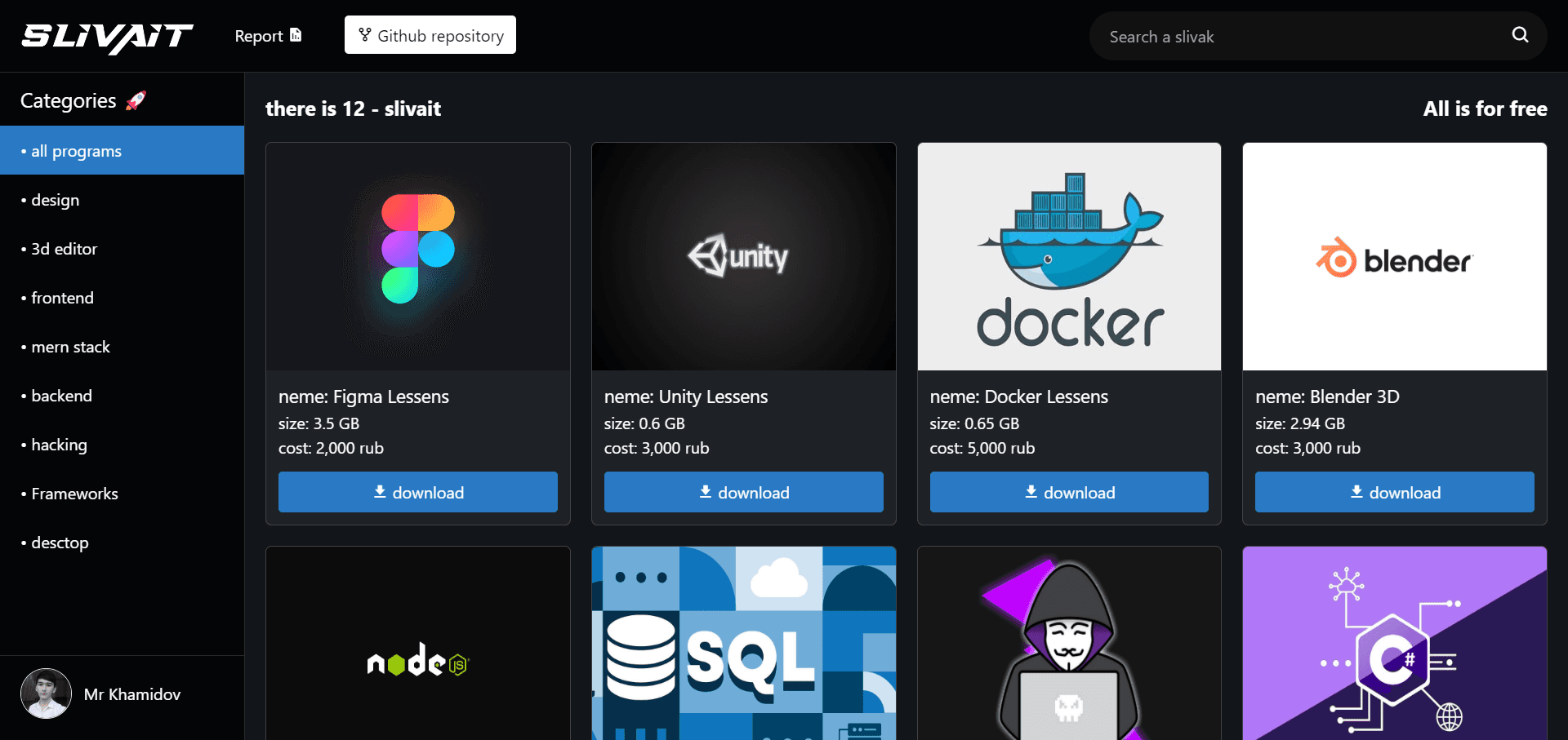 Mardonbek's Project named [object Object]